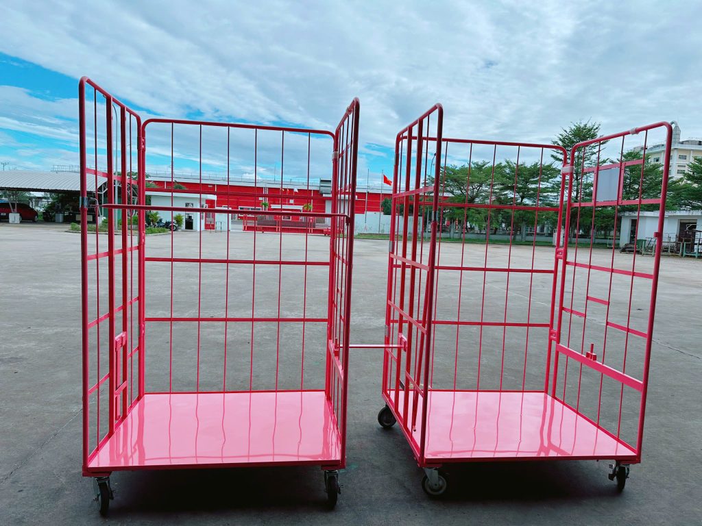 xe đẩy hàng có móc kéo